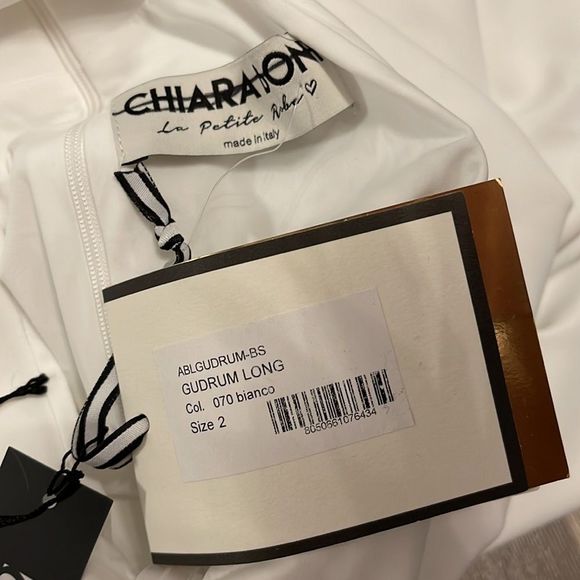 NWT Chiara Boni La Petite Robe Gudrum Halter Ruffle Gown Size 2 $995 - Picture 10 of 10